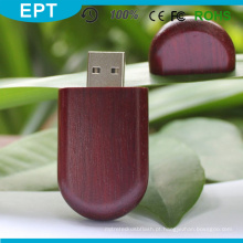 Movimentação de madeira da movimentação da vara de madeira vermelha mini movimentação do flash de USB para a amostra grátis (TW005)